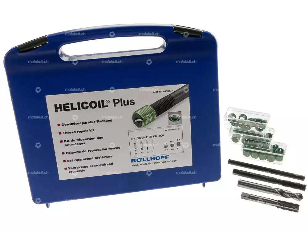 HeliCoil M6 HELICOIL PLUS REPAIR KIT (1D/1.5D/2D)