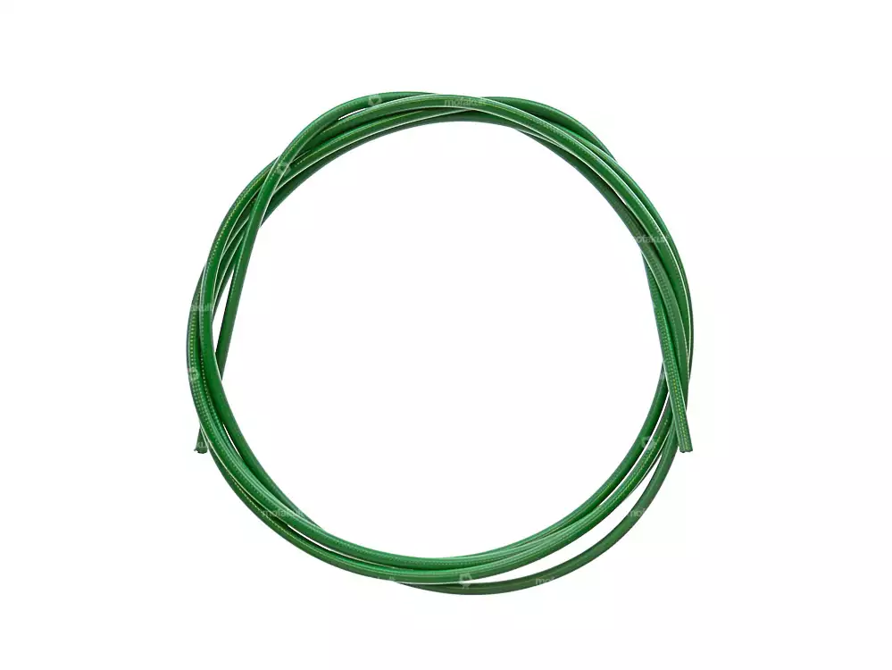 Cable sheath Ø 5 mm grass green (per meter) Metal inner sheath | mofakult